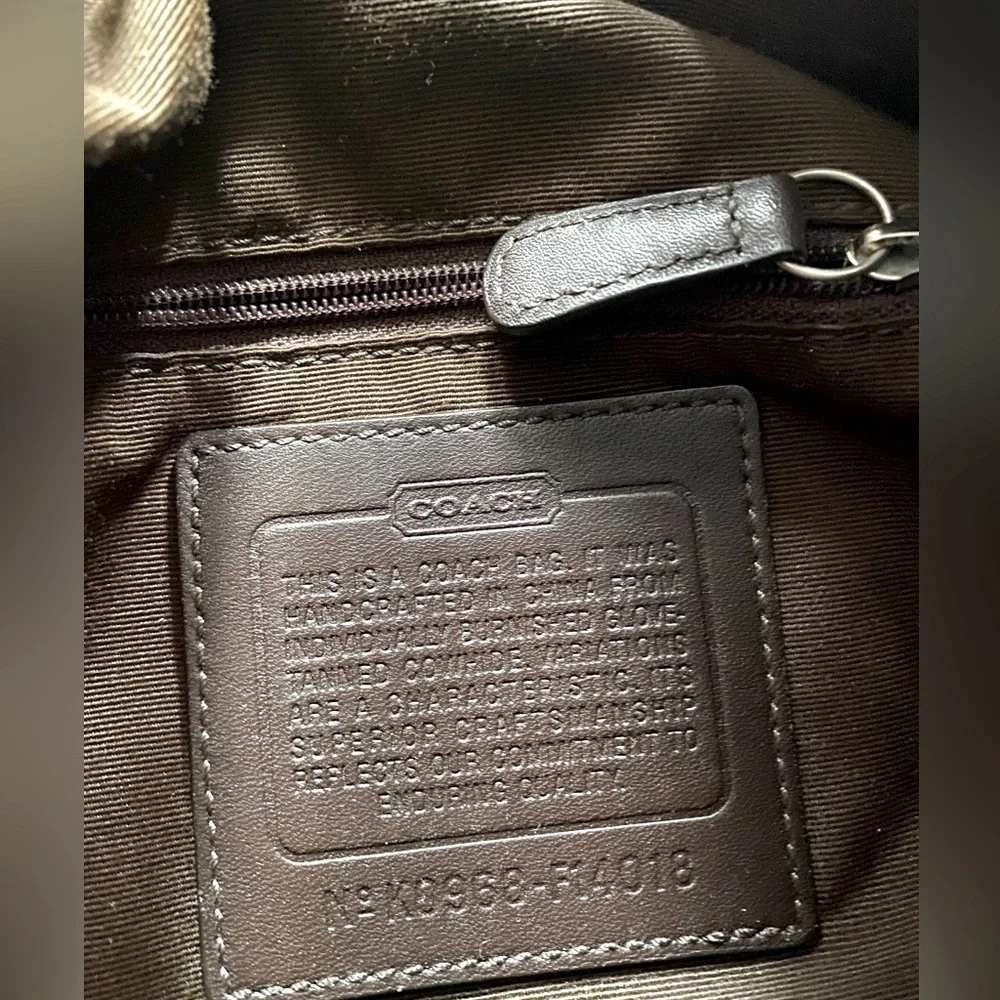 COACH | “Chelsea” Vintage Camel Leather Shoulder Bag (F14018) - Picture 4 of 4